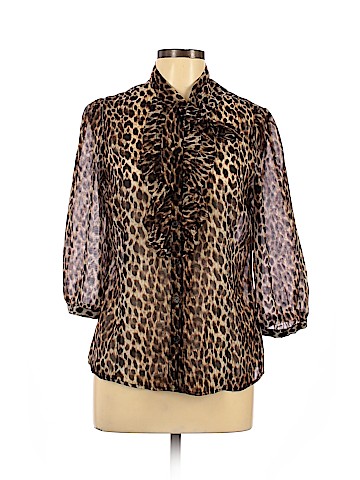 Forever 21 3/4 Sleeve Button-Down Shirt (view 1)