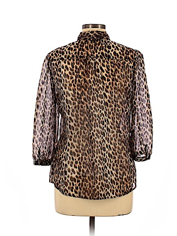 Forever 21 3/4 Sleeve Button-Down Shirt (view 2)