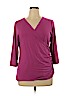 Norm Thompson Pink 3/4 Sleeve Top Size XL - photo 1
