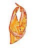 Versace 100% Silk Print Orange Silk Scarf One size - photo 1