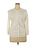 Ann Taylor LOFT 100% Cotton Ivory Cardigan Size XL - photo 1