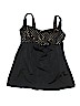 Longitude Black One Piece Swimsuit Size 18 - photo 1