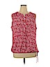 Ann Taylor LOFT 100% Polyester Pink Sleeveless Blouse Size XL - photo 1