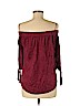 Love J Burgundy 3/4 Sleeve Blouse Size M - photo 2