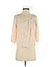 Mudd 100% Rayon Pink 3/4 Sleeve Blouse Size S - photo 1