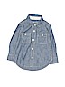 Baby Gap 100% Cotton Blue Long Sleeve Button-Down Shirt Size 2 - photo 1