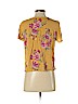 Pink Republic 100% Rayon Yellow Short Sleeve Blouse Size S - photo 2