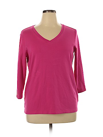 Chico's 3/4 Sleeve T-Shirt (view 1)