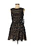 Nicole Miller 100% Silk Black Cocktail Dress Size 6 - photo 1