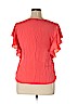 American Eagle Outfitters 100% Rayon Red Short Sleeve Blouse Size XL - photo 2