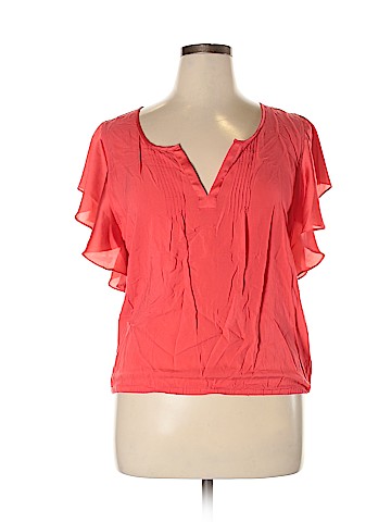 American Eagle Outfitters Short Sleeve Blouse (view 1)