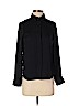 H&M 100% Polyester Black Long Sleeve Blouse Size 2 - photo 1