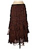Lauren by Ralph Lauren 100% Silk Brown Silk Skirt Size 4 (petite) - photo 2