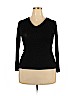 Chico's Black Long Sleeve Top Size XXL (4) - photo 1