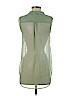 H&M 100% Polyester Teal Sleeveless Blouse Size 2 - photo 2