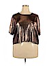 Wild Fable Brown Short Sleeve Top Size XXL - photo 1