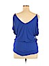 NY&C 100% Rayon Blue Sleeveless Blouse Size XL - photo 2