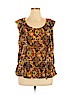 Apt. 9 100% Polyester Gold Short Sleeve Top Size XL - photo 1