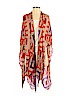 Michael Stars 100% Viscose Print Tan Wrap One size - photo 1