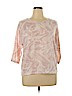 Chico's Pink 3/4 Sleeve Top Size XL (3) - photo 1