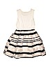 The Children's Place Stripes Ivory Special Occasion Dress Size 10 - 12 - photo 2