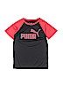 Puma 100% Polyester Black Active T-Shirt Size 6 - photo 1