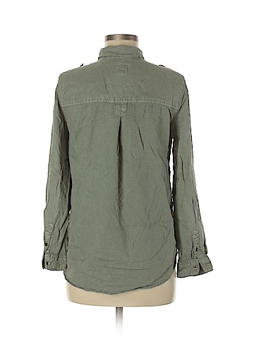 American Eagle Outfitters Long Sleeve Button-Down Shirt (view 2)