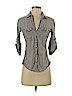 James Perse 100% Cotton Gray 3/4 Sleeve Blouse Size Sm (1) - photo 1