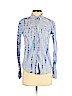 Splendid 100% Cotton Blue Long Sleeve Button-Down Shirt Size XS - photo 1