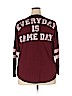 About A Girl Burgundy Long Sleeve Top Size XL - photo 2
