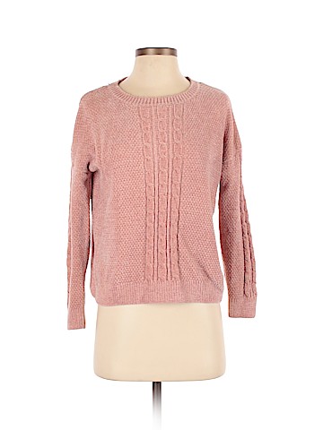 Pink Rose Pullover Sweater (view 1)
