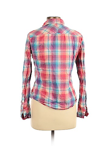 American Eagle Outfitters Long Sleeve Button-Down Shirt (view 2)