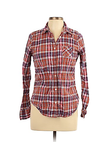 American Eagle Outfitters Long Sleeve Button-Down Shirt (view 1)