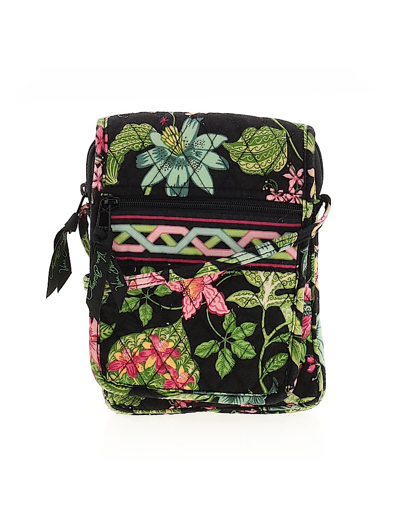 vera bradley green and black print