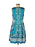 rsvp by TALBOTS Blue Casual Dress Size 8 (petite) - photo 2