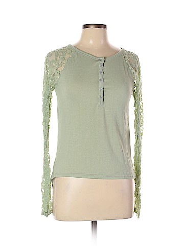 Poof! Long Sleeve Henley (view 1)