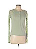 Poof! Green Long Sleeve Henley Size L - photo 1