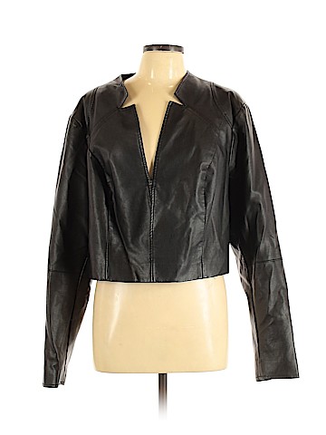 City Chic Faux Leather Jacket (view 1)