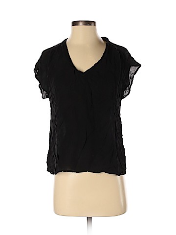 Joie Short Sleeve Silk Top (view 1)