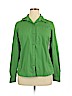 Columbia 100% Polyester Green Long Sleeve Button-Down Shirt Size XL - photo 1