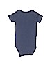 Carter's 100% Cotton Graphic Blue Short Sleeve Onesie 9-12 MO / 12 MO - photo 2