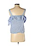 Paige 100% Cotton Blue Sleeveless Blouse Size S - photo 2