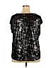 Jennifer Lopez 100% Rayon Black Short Sleeve T-Shirt Size 2X - photo 2