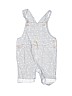 Unbranded 100% Cotton Gray Overall Shorts 12-18 MO / 18 MO - photo 1