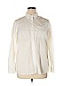 Old Navy 100% Cotton White Long Sleeve Button-Down Shirt Size XL - photo 1