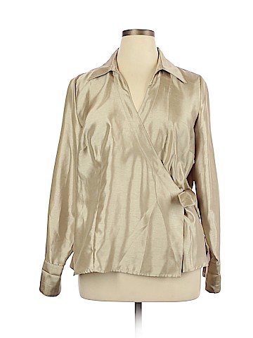 JM Collection Long Sleeve Blouse (view 1)