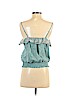 American Eagle Outfitters 100% Cotton Blue Sleeveless Blouse Size S - photo 2