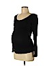 Liz Lange Maternity Black Long Sleeve T-Shirt Size M - photo 1