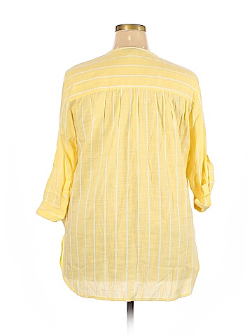 Nine West 3/4 Sleeve Button-Down Shirt (view 2)