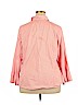 Zac & Rachel Pink 3/4 Sleeve Button-Down Shirt Size 3X - photo 2
